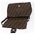 FENDI Zucca Canvas Mamma Baguette Shoulder Bag Black Brown Auth 190109SAV Marrone Nero - vista 21