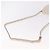 Céline Borsa a tracolla CELINE in pelle bianco oro autentica 189953 D'oro - vista 7