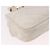 CHANEL Bolso Cinturón con Cadena de Piel de Cordero Blanco Oro CC Auth 189310A Dorado - vista 16
