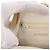 CHANEL Bolso Cinturón con Cadena de Piel de Cordero Blanco Oro CC Auth 189310A Dorado - vista 23