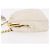 CHANEL Bolso Cinturón con Cadena de Piel de Cordero Blanco Oro CC Auth 189310A Dorado - vista 4