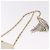 CHANEL Bolso Cinturón con Cadena de Piel de Cordero Blanco Oro CC Auth 189310A Dorado - vista 8