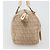 Borsa a mano Mamma Baguette in tela Zucchino FENDI rosa e oro Auth mr2533 - vista 4