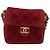 CHANEL Mini Mini Matelasse 7 Chain Shoulder Pouch Velor Red Gold CC Auth 189515 Rosso D'oro - vista 13