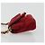 CHANEL Mini Mini Matelasse 7 Chain Shoulder Pouch Velor Red Gold CC Auth 189515 Rosso D'oro - vista 4