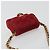 CHANEL Mini Mini Matelasse 7 Chain Shoulder Pouch Velor Red Gold CC Auth 189515 Rosso D'oro - vista 6