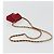 CHANEL Mini Mini Matelasse 7 Chain Shoulder Pouch Velor Red Gold CC Auth 189515 Rosso D'oro - vista 7