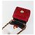 CHANEL Mini Mini Matelasse 7 Chain Shoulder Pouch Velor Red Gold CC Auth 189515 Rosso D'oro - vista 9