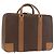 Céline CELINE Attache Case Macadam Canvas Trunk PVC Marrone Oro Auth 182603 D'oro