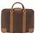 Céline CELINE Attache Case Macadam Canvas Trunk PVC Marrone Oro Auth 182603 D'oro - vista 2