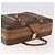 Céline CELINE Attache Case Macadam Canvas Trunk PVC Marrone Oro Auth 182603 D'oro - vista 7
