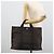 Hermès Borsa HERMES Her LineMM in tela Grigio Argento Auth 189610 Marrone - vista 19