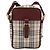 Borsa a Spalla BURBERRY Nova Check in Tela Beige Gold Auth 190290A D'oro - vista 13
