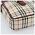 Borsa a Spalla BURBERRY Nova Check in Tela Beige Gold Auth 190290A D'oro - vista 14