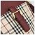Borsa a Spalla BURBERRY Nova Check in Tela Beige Gold Auth 190290A D'oro - vista 18