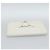 Clutch SAINT LAURENT in pelle bianca e oro Auth 188300 Bianco D'oro - vista 5