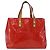 LOUIS VUITTON Monogram Vernis Reade PM Hand Bag Red Rouge M91088 LV Auth BA13792 Rosso - vista 2