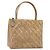 CHANEL Matelasse Reprint Tote Bag Lackleder Beige CC Auth 189771M