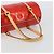 LOUIS VUITTON Borsa Monogram Vernis Bedford Rouge M91328 LV Auth 189592A Rosso - vista 7