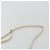 Borsa a Spalla SAINT LAURENT in Pelle Bianco Oro Auth bs35823 D'oro - vista 8