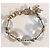 Bracciale Dolce & Gabbana con perle trasparenti e acciaio Argento - vista 2