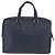 Borsa Business PRADA in pelle Saffiano Blu Argento Auth bs35878 - vista 2