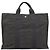 Hermès HERMES Her Line MM Handtasche Canvas Grau Silber Authentisch 189686 Braun - Ansicht 13