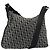Borsa a tracolla Christian Dior Trotter Canvas Navy Silver Auth mr2575A Argento Blu navy