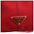 Borsa a mano PRADA Canapa MM in tela rossa Auth bs35937 Rosso - vista 17