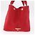 Borsa a mano PRADA Canapa MM in tela rossa Auth bs35937 Rosso - vista 5