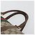 Bolsa de mão GUCCI GG Supreme Web Sherry Line PVC Bege Ouro Auth 187823 Dourado - vista 14