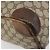 Bolsa de mão GUCCI GG Supreme Web Sherry Line PVC Bege Ouro Auth 187823 Dourado - vista 17