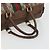 Bolsa de mão GUCCI GG Supreme Web Sherry Line PVC Bege Ouro Auth 187823 Dourado - vista 7