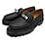 Mocassini Hermès Icone in pelle nera Nero