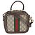 Borsa a mano mini Ophidia in tela GG Supreme Ebony e beige con tracolla Web Gucci Marrone - vista 2