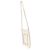 Tote plana Chanel White Quilted Calfskin Small Chain Beige - vista 3