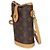 Pochette Fold Me in tela Monogram Louis Vuitton Marrone - vista 3