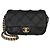 Timeless Mini borsa Soul Flap in agnello plissé nero Chanel - vista 8