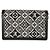 Louis Vuitton Dauphine Chain Wallet aus schwarzem und blauem Jacquard Since 1854 - Ansicht 2