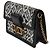 Louis Vuitton Dauphine Chain Wallet aus schwarzem und blauem Jacquard Since 1854 - Ansicht 3