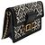 Louis Vuitton Dauphine Chain Wallet aus schwarzem und blauem Jacquard Since 1854 - Ansicht 4