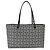 Tote Jacquard Anagram East West Navy Black Loewe Blu Beige - vista 2
