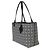 Tote Jacquard Anagram East West Navy Black Loewe Blu Beige - vista 3