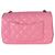Timeless Borsa Chanel Pink Quilted Lambskin Rainbow Mini Rectangular Flap Bag Rosa - vista 4