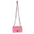 Timeless Borsa Chanel Pink Quilted Lambskin Rainbow Mini Rectangular Flap Bag Rosa - vista 7