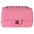 Timeless Borsa Chanel Pink Quilted Lambskin Rainbow Mini Rectangular Flap Bag Rosa - vista 8