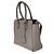 Prada Argilla Saffiano Soft Calfskin Small Top Handle Tote Marrone - vista 3