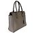 Prada Argilla Saffiano Soft Calfskin Small Top Handle Tote Marrone - vista 4