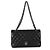 Timeless Borsa Chanel Black Quilted Lambskin Medium Classic Double Flap Nero - vista 5