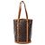 Bolsa de Ombro Louis Vuitton Bucket GM Monogram Canvas Marrom M42236 Bege